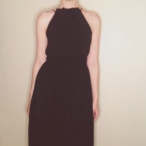H&M Black Sleeveless Halter Neck Dress Size Small